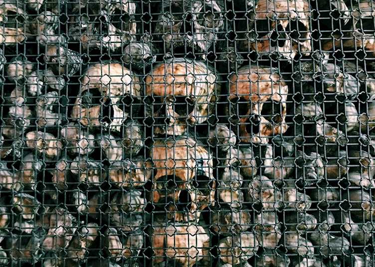 Skulls in San Bernardino, Milan