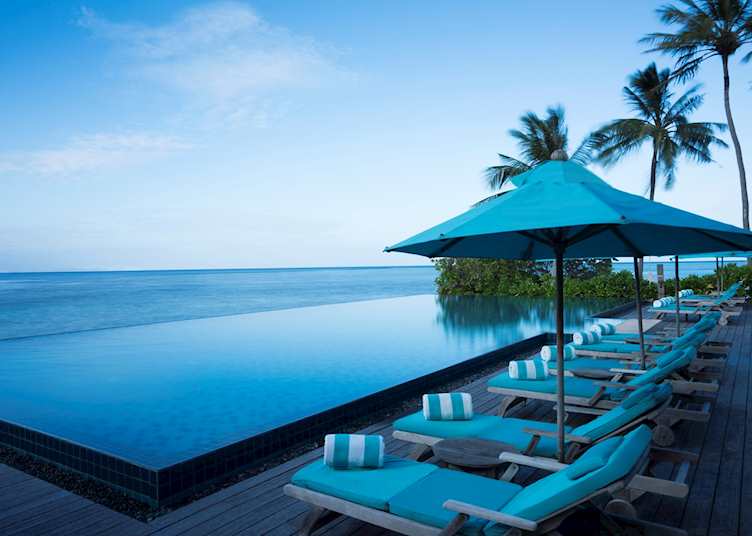 Dhoni pool, Anantara Veli Maldives Resort, Maldive Island