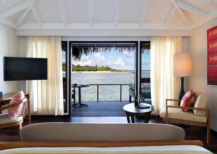 Superior over water bungalow, Anantara Veli Maldives Resort, Maldive Island