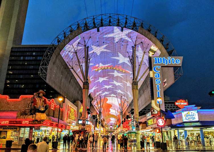 Fremont Street light show