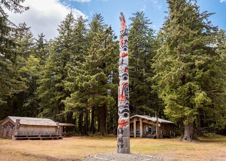 Totem Pole at SGang Gwaay, Haida Gwaii