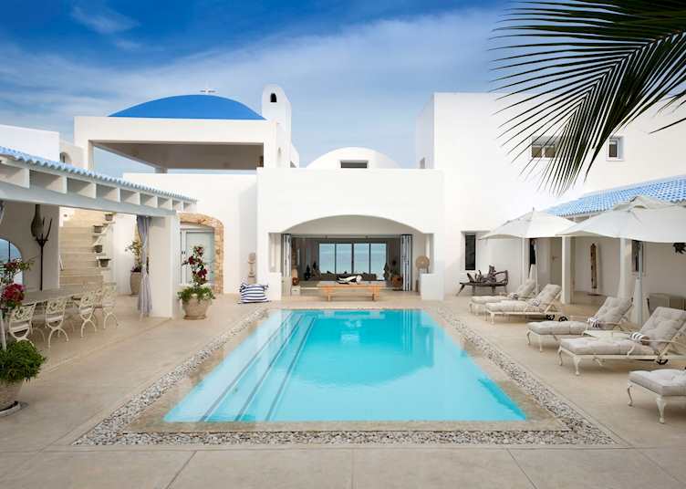 Santorini Mozambique, pool area