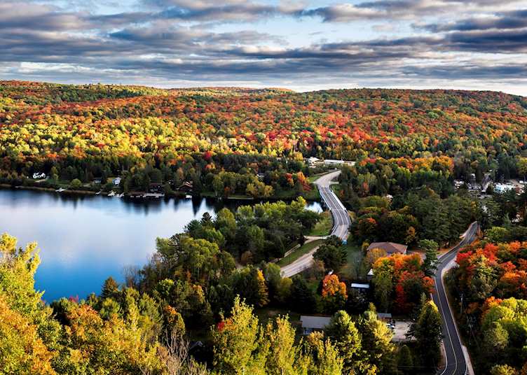 View from Dorset Lookout Tower, Muskoka