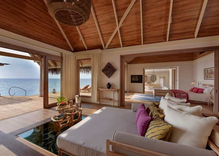Ocean residence living room, Milaidhoo Island Maldives, Maldive Island