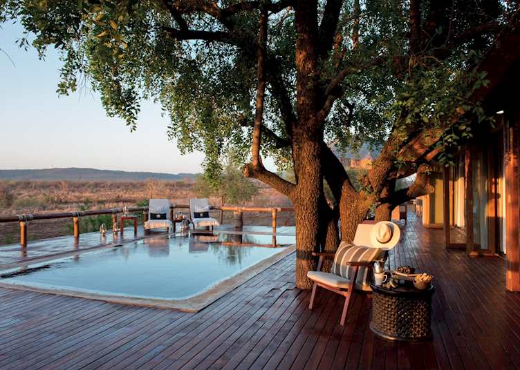 Pool deck, Madikwe Hills Private Game Lodge
