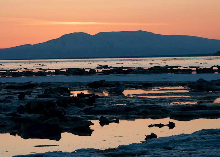Mud Flats near Anchorage, Alaska 