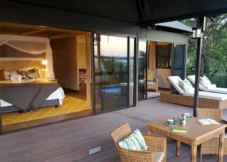 A spacious suite at Old Drift Lodge