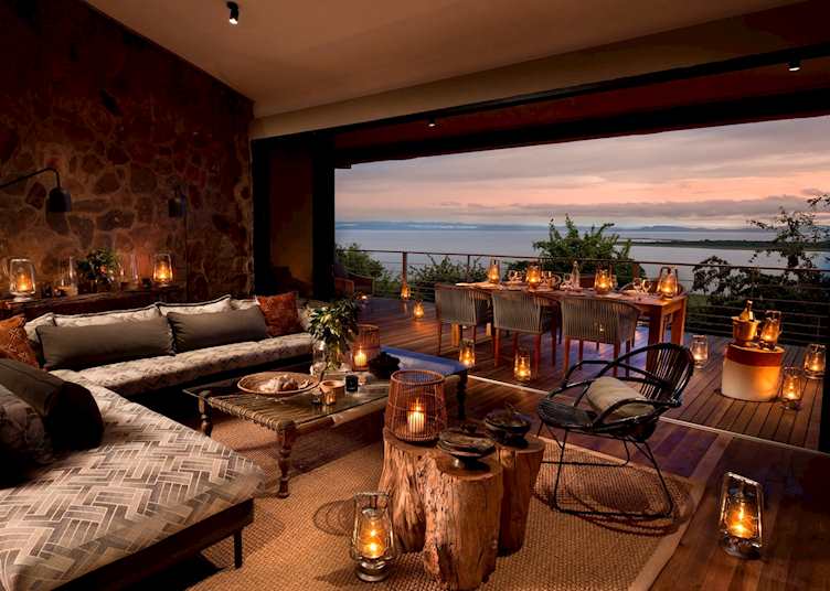 Evening views from the lounge 