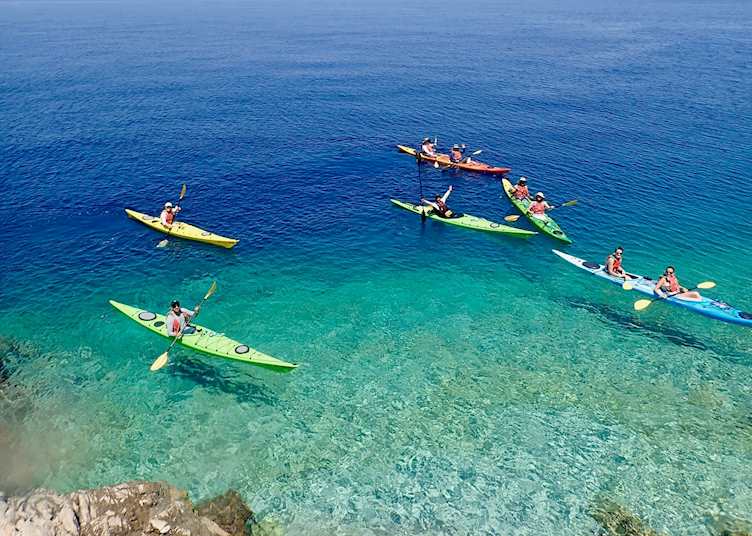 Sunken ruins kayaking adventure, Epidavros