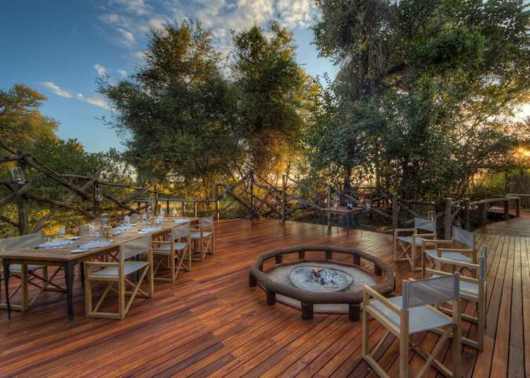 Camp Moremi deck
