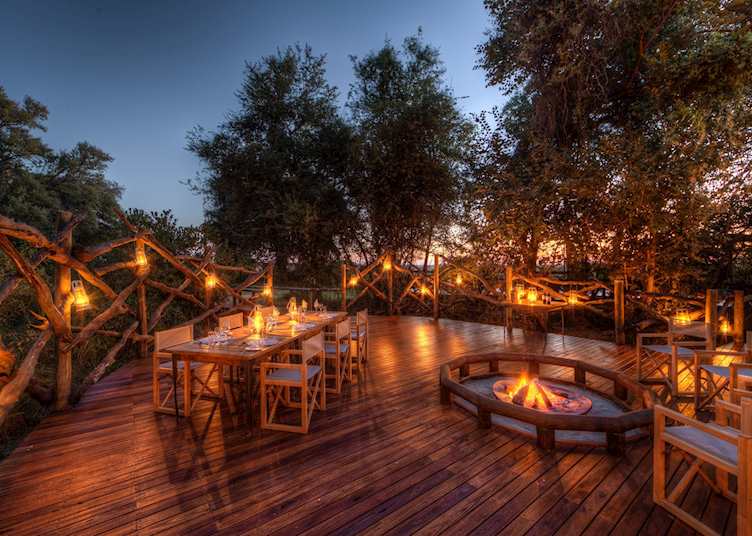 Camp Moremi deck 