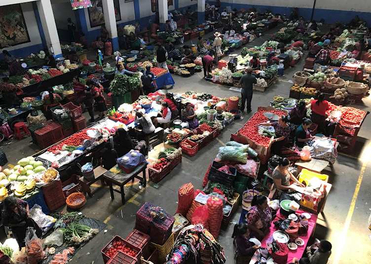 Fruit and vegetable market at Chichicastenango