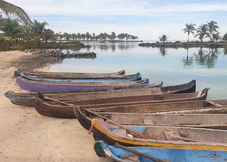 Guna Yala canoes, San Blas Islands, Panama
