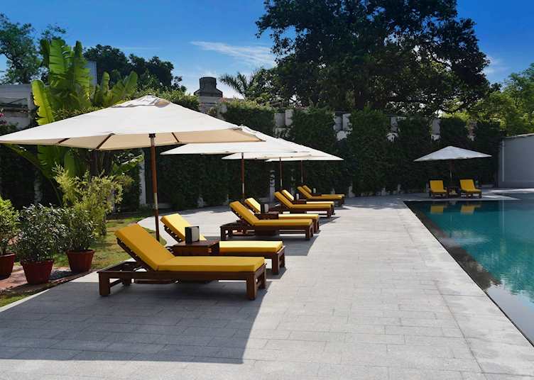 Pool area, Maidens Hotel, Delhi