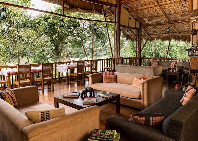 Dinning area, Diphlu River Lodge