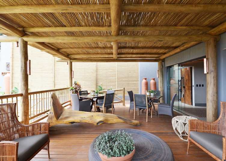 Common space at Pousada Maria Bonita