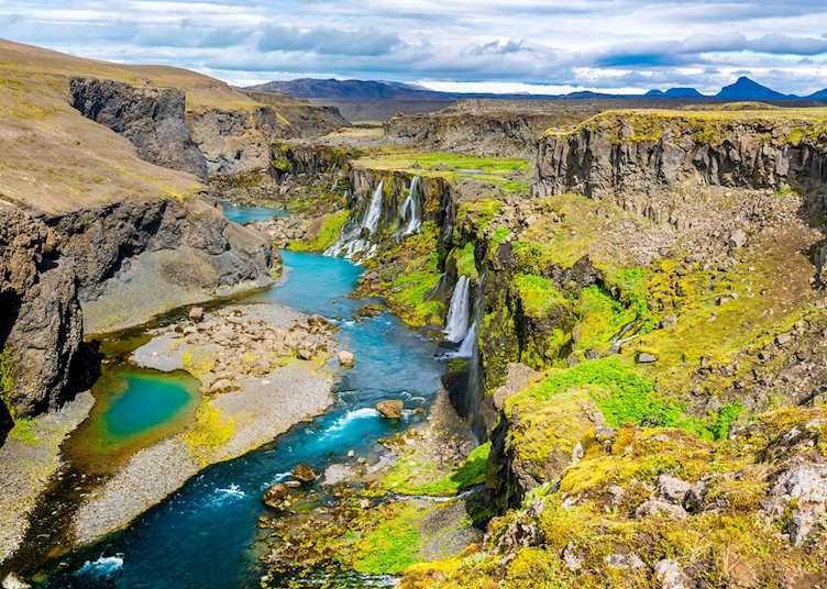 En route to Landmannalaugar