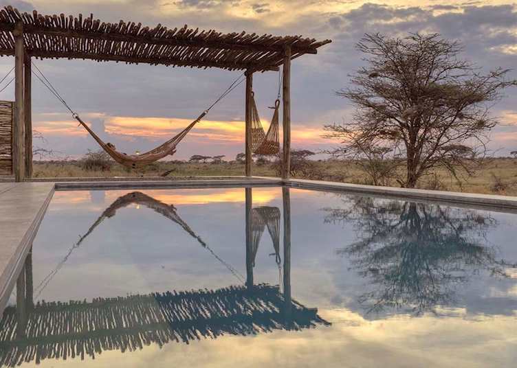 Swimming pool, Namiri Plains, Serengeti National Park