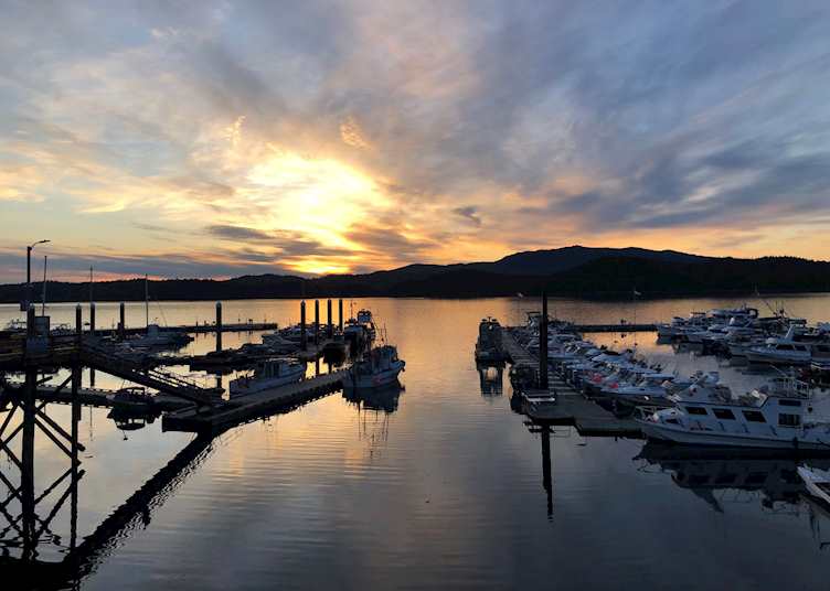 Port in Prince Rupert, British Columbia, Canada