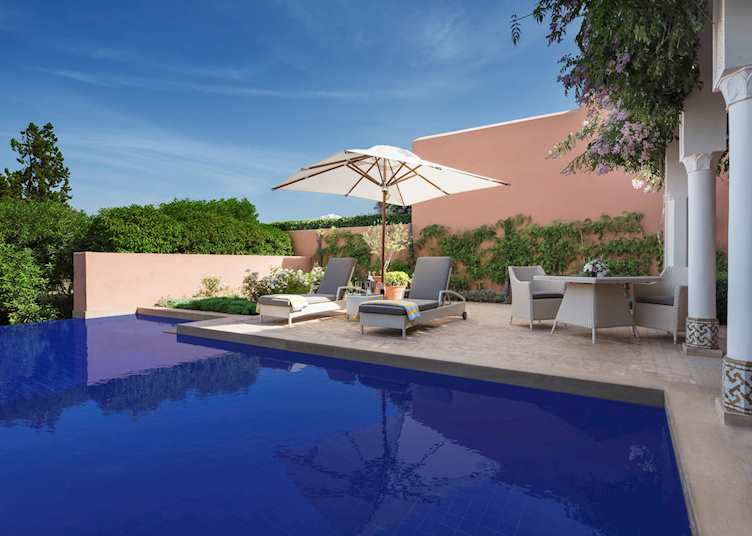 Deluxe villa terrace, The Oberoi Marrakesh
