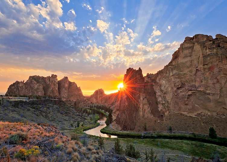 Smith Rock State Park just outside of Bend