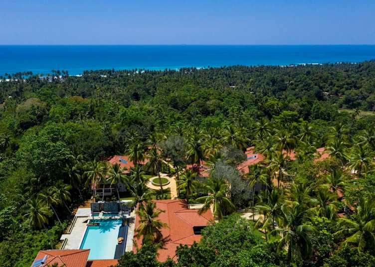 Aerial view of Tabula Rasa, Galle
