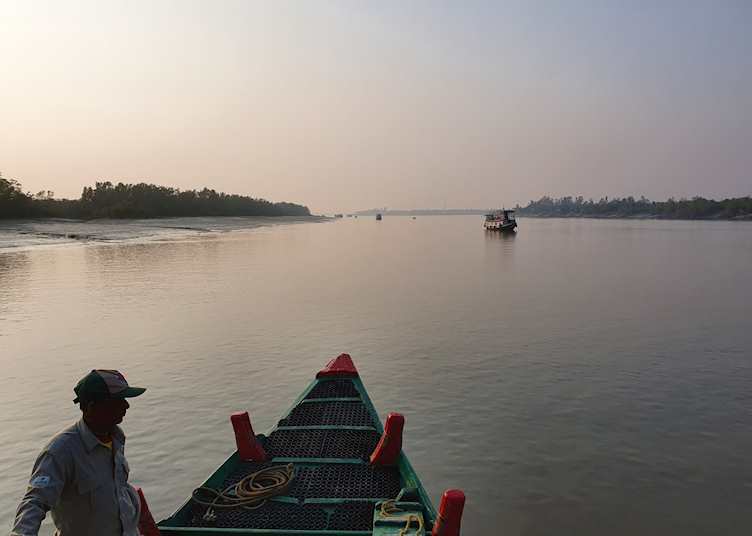 Sunset at the Sundarbans