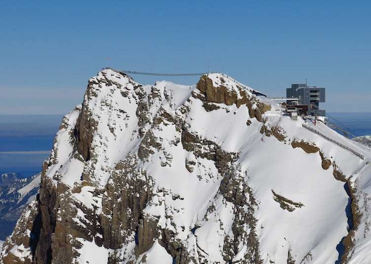 Summit station on Scex Rouge