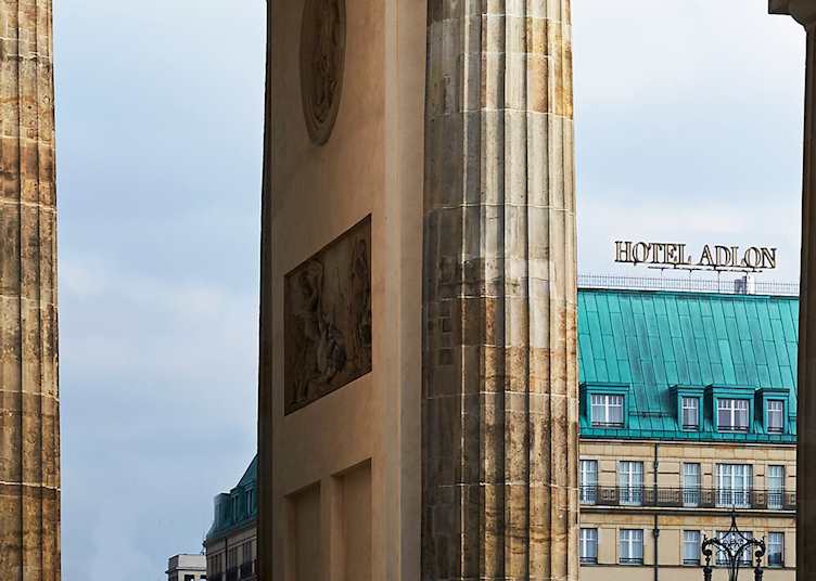 Hotel Adlon view from Brandenburg Gate 