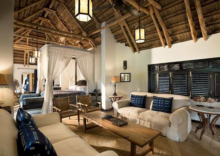 Family room, Benguerra Island, Bazaruto Archipelago