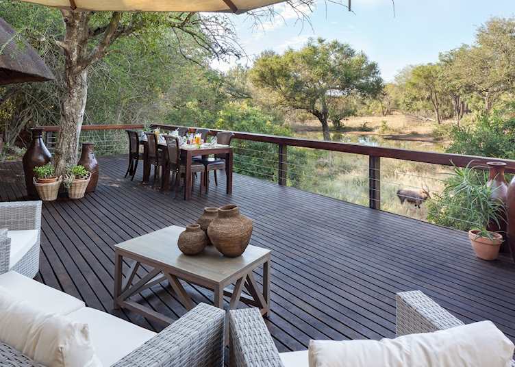 View from Serondella Game Lodge, Thornybush Private Game Reserve