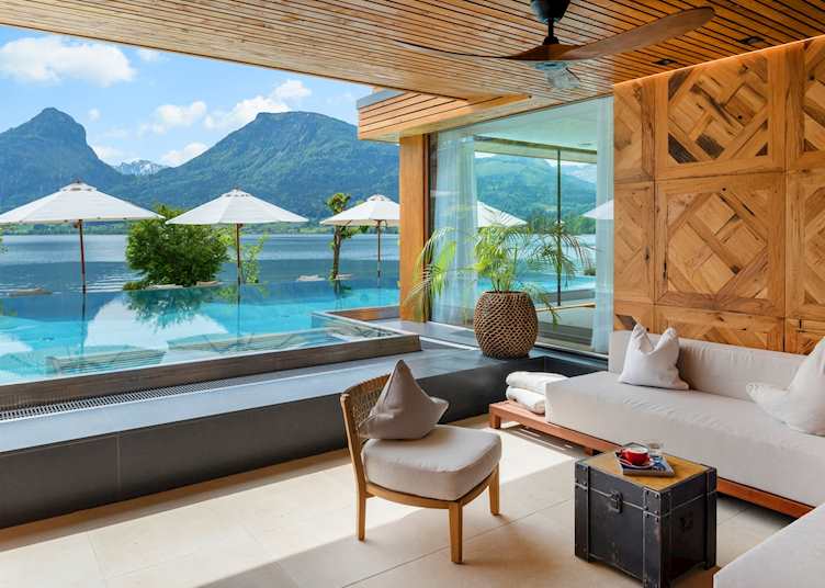 Lounge, Hotel Seevilla