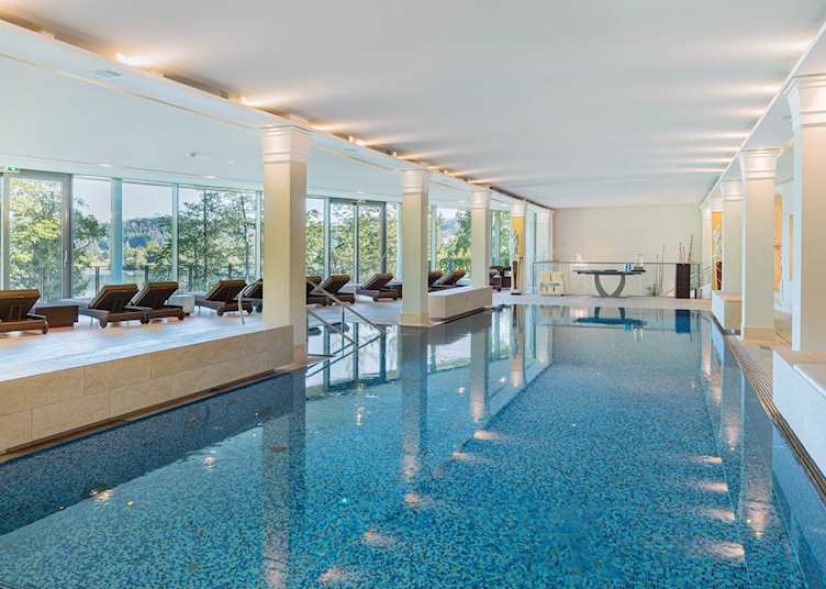 Indoor pool, Hotel Schloss Fuschl