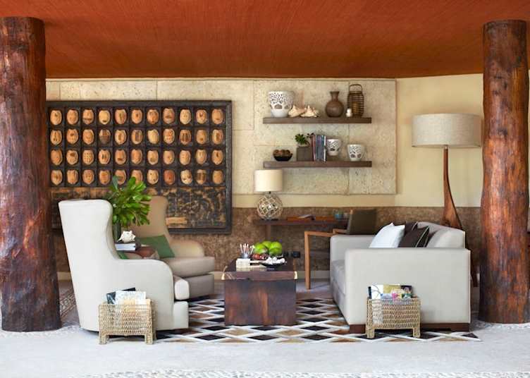 Library lounge, Viceroy Riviera Maya