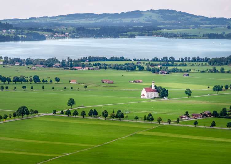 Countryside around Neuschwanstein Castle