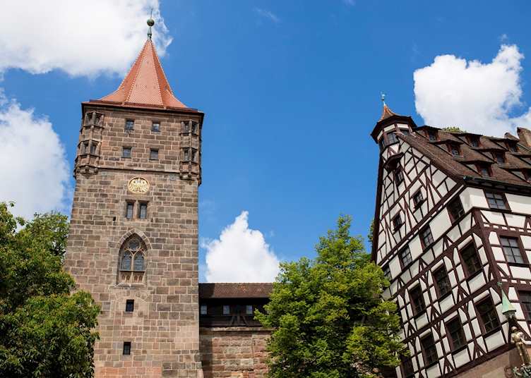 Nuremberg Old Town Castle View