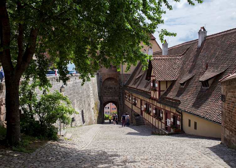 Nuremberg Old Town cobbled street