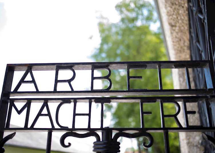 Dachau Arbeit Macht Frei sign