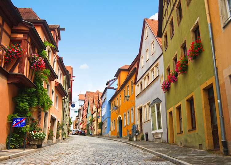 The painted houses of Rothenburg