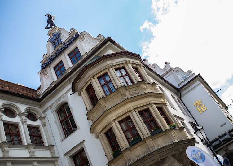 Munich's Hoffbrauhaus exterior