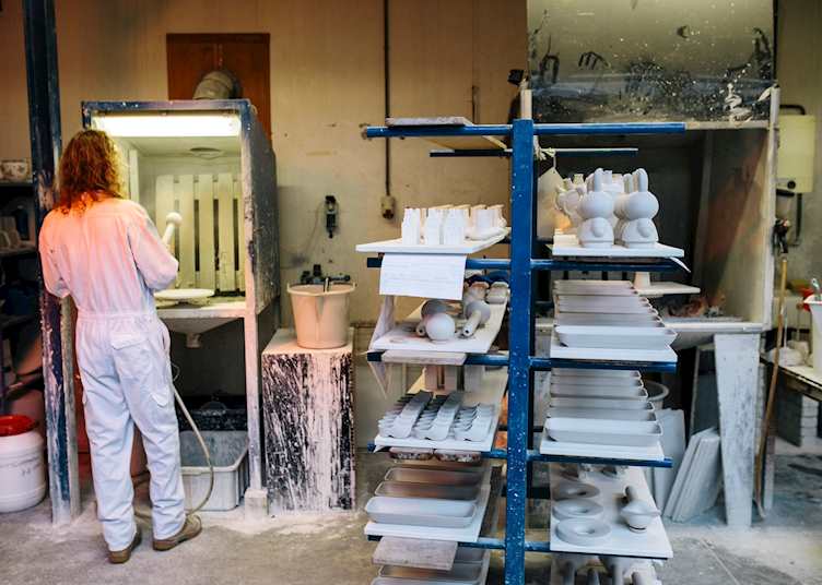Tile workshop of Royal Delft