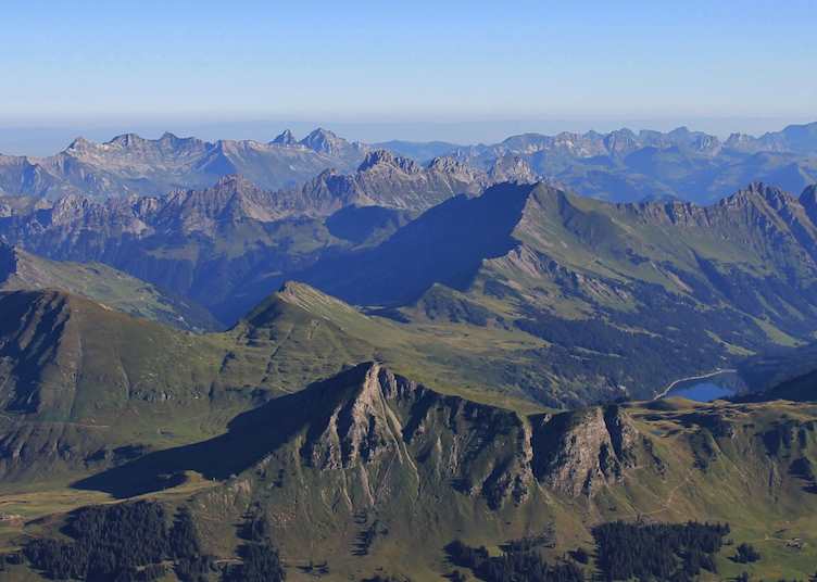 Alpine views from Scex Rouge