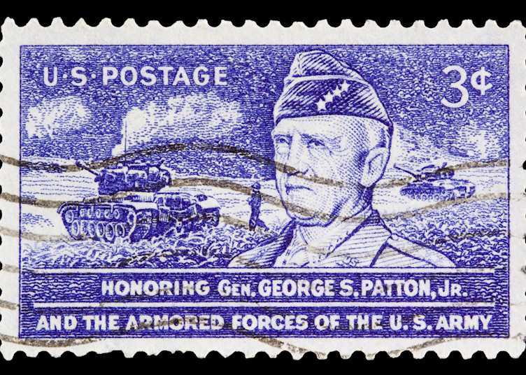 General Patton postage stamp