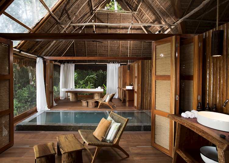 The spa at Reserva Amazónica