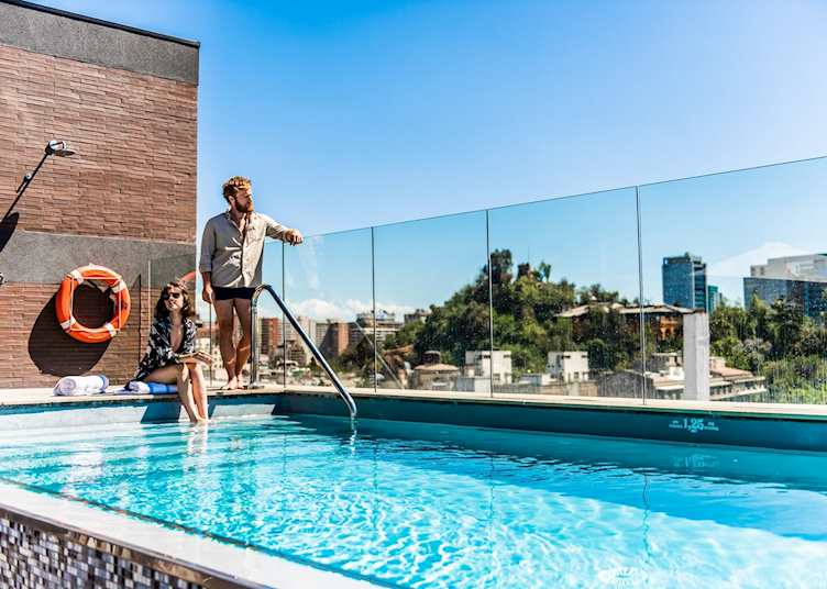 Rooftop pool, The Singular Santiago