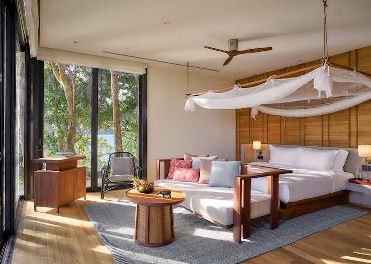 Ocean pool villa bedroom