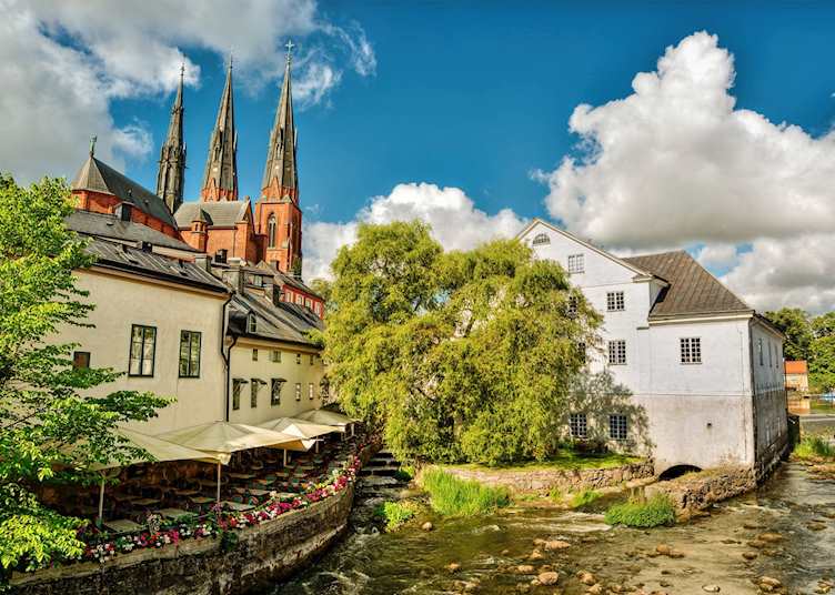By the water in Uppsala
