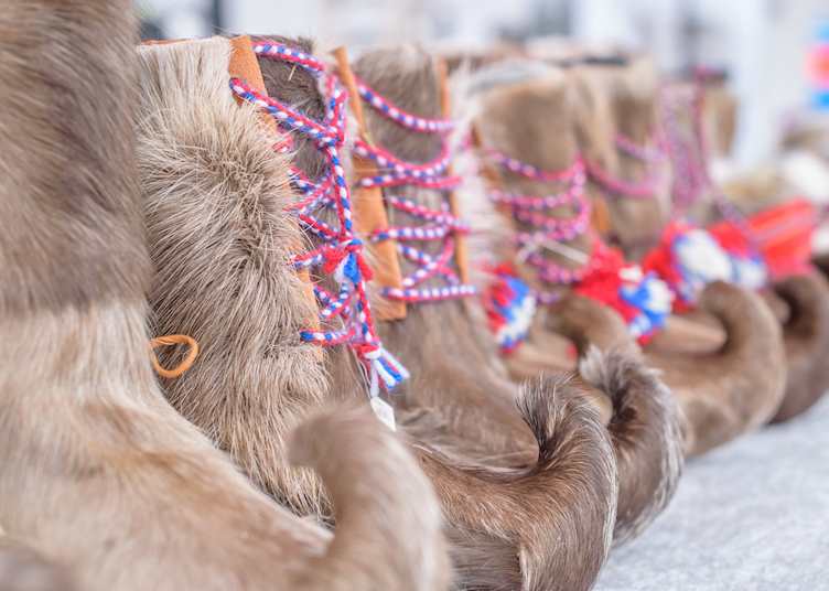 Traditional Sámi boots