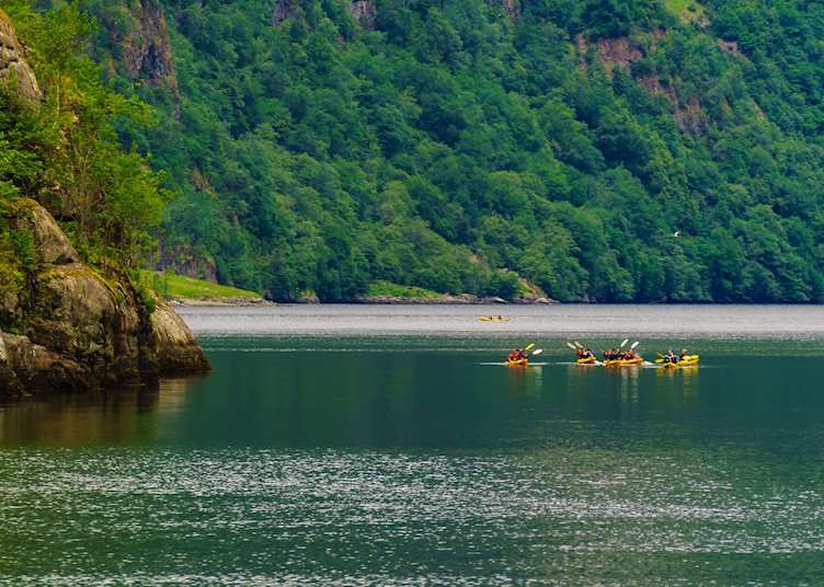 Kayaking from Balestrand