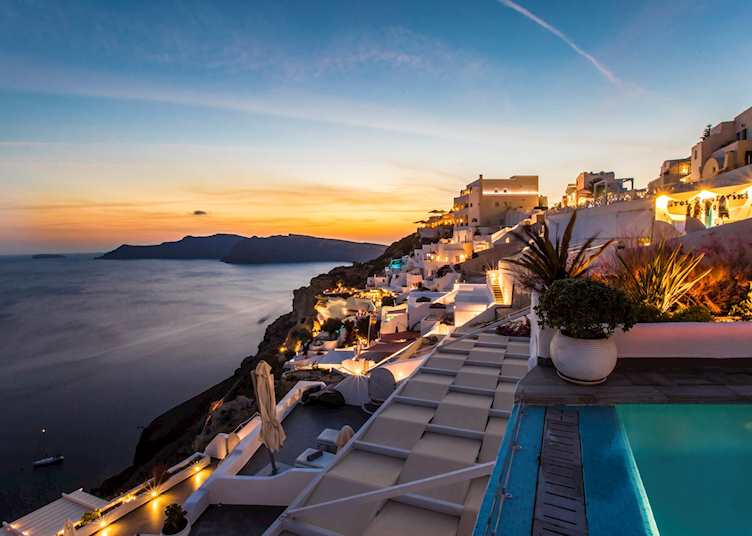Sunset views, Santorini Secret Suites & Spa